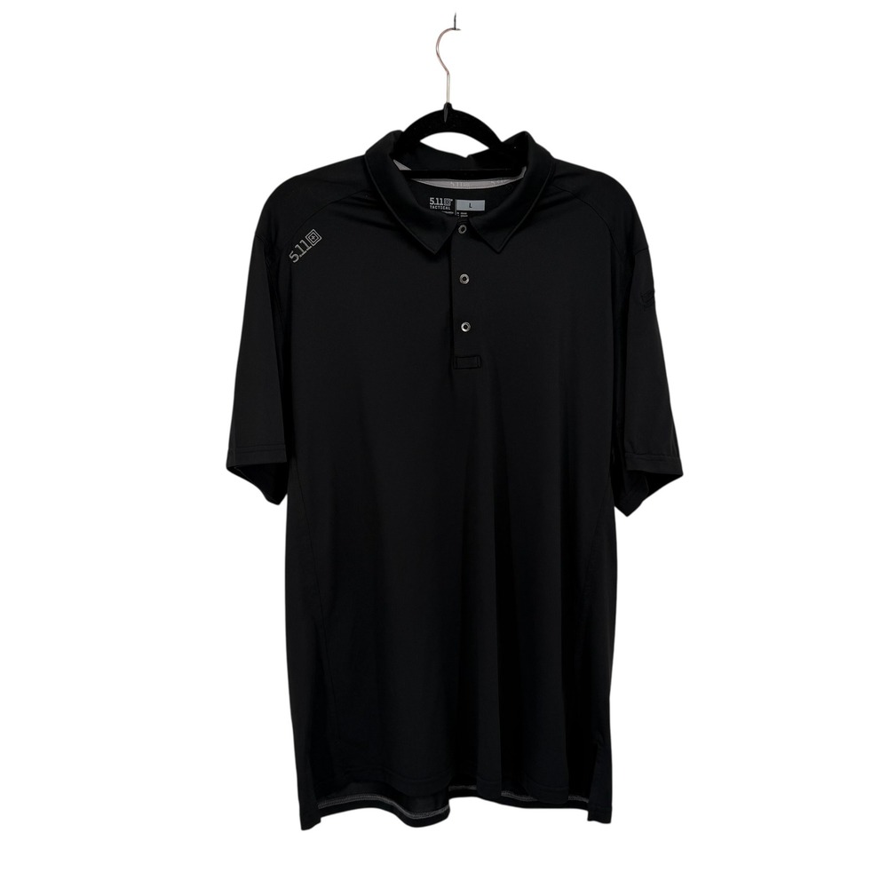 5.11 Tactical Polo Shirt Mens Large Black Performance Utility Core